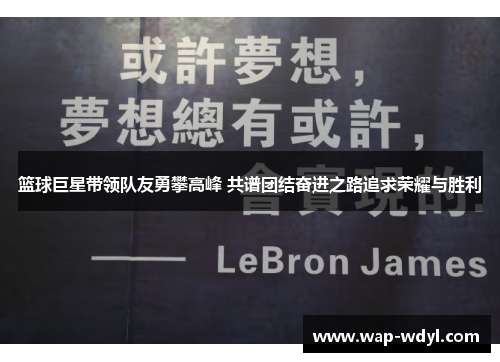篮球巨星带领队友勇攀高峰 共谱团结奋进之路追求荣耀与胜利