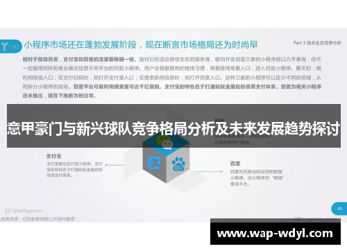 意甲豪门与新兴球队竞争格局分析及未来发展趋势探讨